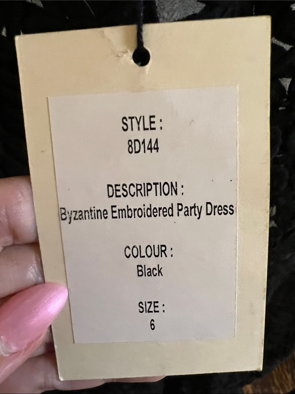 Yoana Baraschi Black Floral Crochet Mini Dress Sheer 100% Silk - Picture 11 of 11